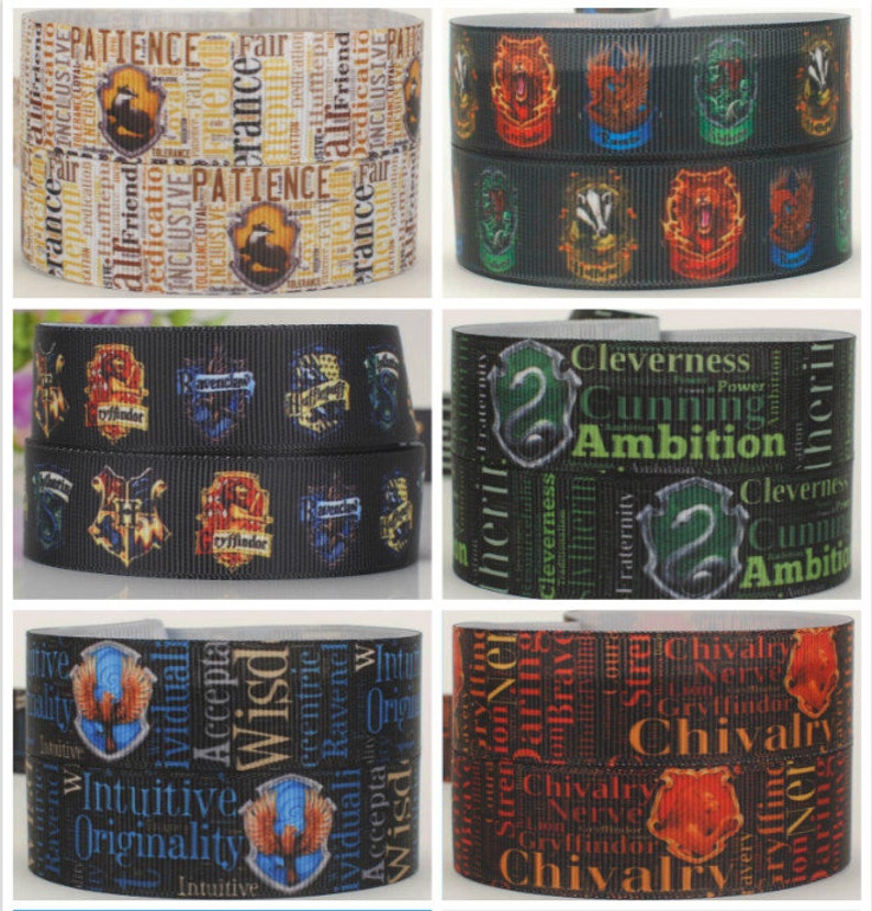 22/25/38/75 mm Harry Potter Grosgrain Ribbon 10 yards | Etsy