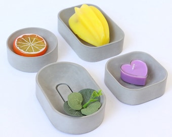 Silicone Soap Tray Mold: Reusable Concrete Cement Jesmonite Mold