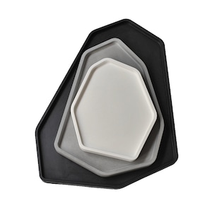 Irregular Cement Tray Silicone Molds: Concrete Coaster, Flower Pot