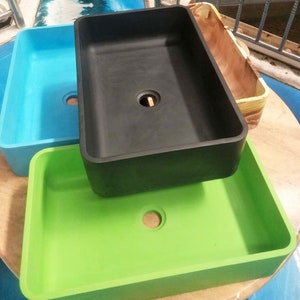 Varity Shapes Silicone Sink Mold - Create Custom Concrete Washbasins, Basins & Home Furniture,Resuable,Sturdy Undeformed Silicone Sink Molds