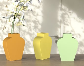 Nordic style simple vase cement custom silicone  mold planter mold desktop decoration flower pot concrete mold