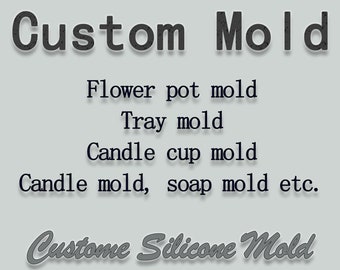 Customizable Silicone Molds for Concrete,Resin, Soap, Candles, Cake Decor Reusable MultiUse Molds for FlowerPots Trays Tulip Pots,Candle Jar