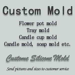 Customizable Silicone Molds for Concrete,Resin, Soap, Candles, Cake Decor Reusable MultiUse Molds for FlowerPots Trays Tulip Pots,Candle Jar