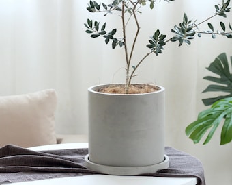 Large size cylinder flower pot mould Concrete Planter Molds Garden Pot Molds Cement Plant Pot Molds Plaster Tray Molds Flower pot Set Molds