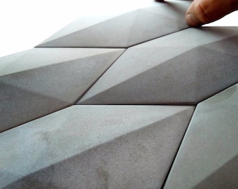 Diamond design wall brick silicone mold concrete tile mold DIY brick stone mold Plaster gypsum wall panel mold