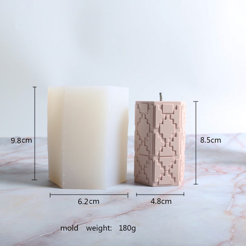 Silicone Concrete Candle Molds Wax Candle Molds Silicone Etsy