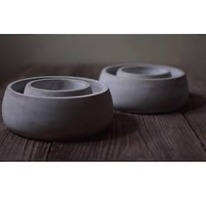 Moules de jardinière en silicone, conception de bols, moules de pots de jardin en béton, moules d'artisanat en ciment, moule à béton en argile pour travaux manuels