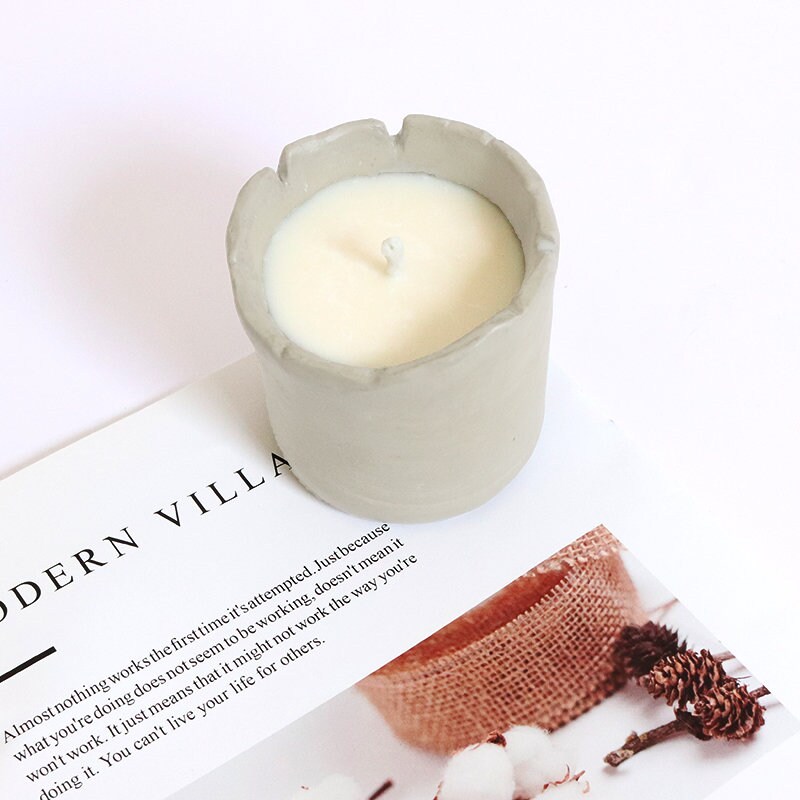 Silicone Candle Vessel Molds Concrete Candlestick Molds DIY Etsy