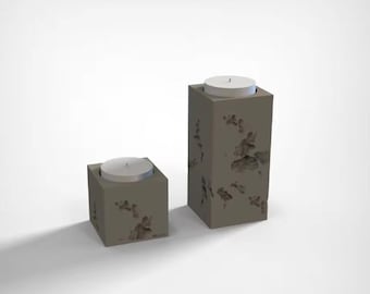 Silicone Mold For Shabbat Candle Holders Set,Jewish Tealight Holders