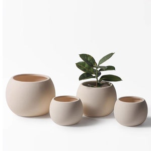 Creative Nordic simple flowerpot concrete mold silicone mold green plant gardening cement mold flowerpot Multi Size