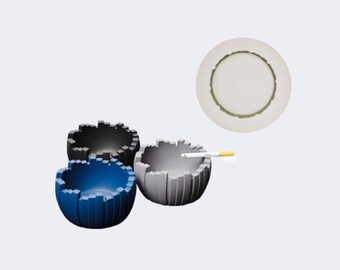 Creative Ashtray Silicone Mold: Candle Holder, Concrete, Resin, Cement Mould