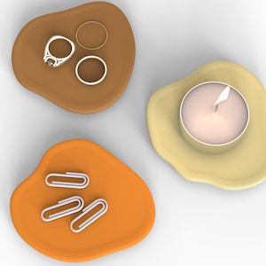 Irregular Tray Silicone Mold: Concrete Cement Fruit Dish Mold