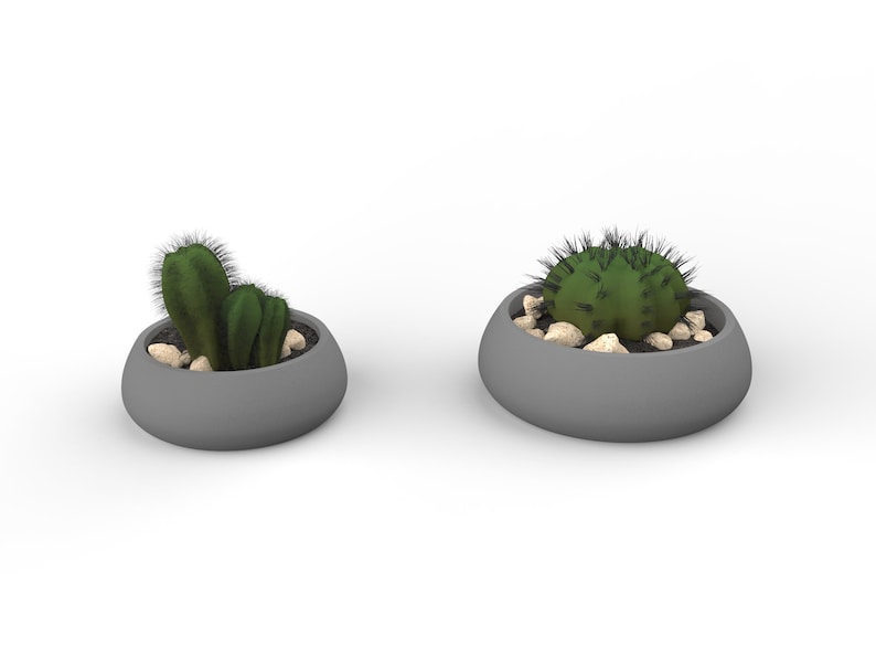 Large Concrete Bowl Planter Molds Silicone Flower Pot Molds Etsy UK