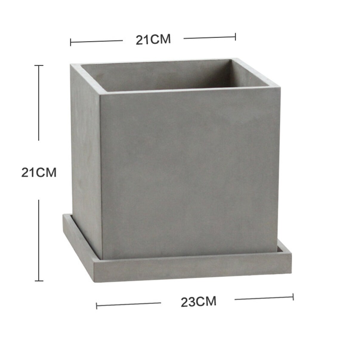 Large Flower Pot Molds Concrete Planter Molds Cylinder Etsy