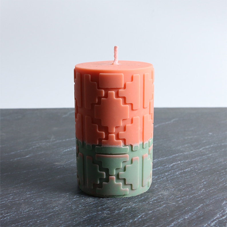 Silicone Concrete Candle Molds Wax Candle Molds Silicone Etsy