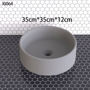 Various Shapes Silicone Concrete Sink Molds Washbasin Molds Cement ...