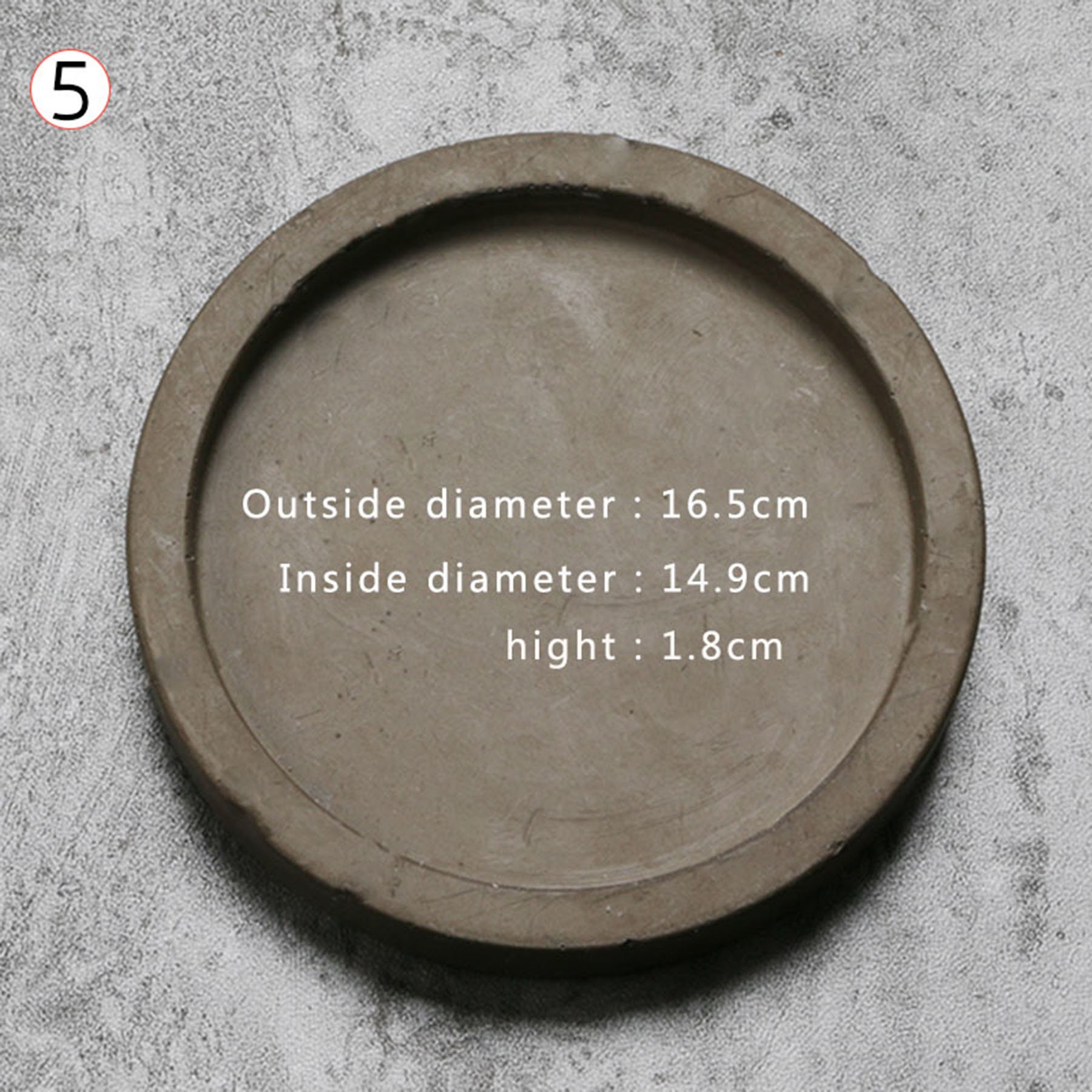 Round Concrete Tray Molds silicone Coaster Molds cement Etsy Australia