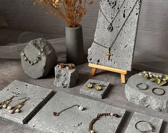 Cement Jewelry Display Silicone Mold: Necklace Board, Photo Props