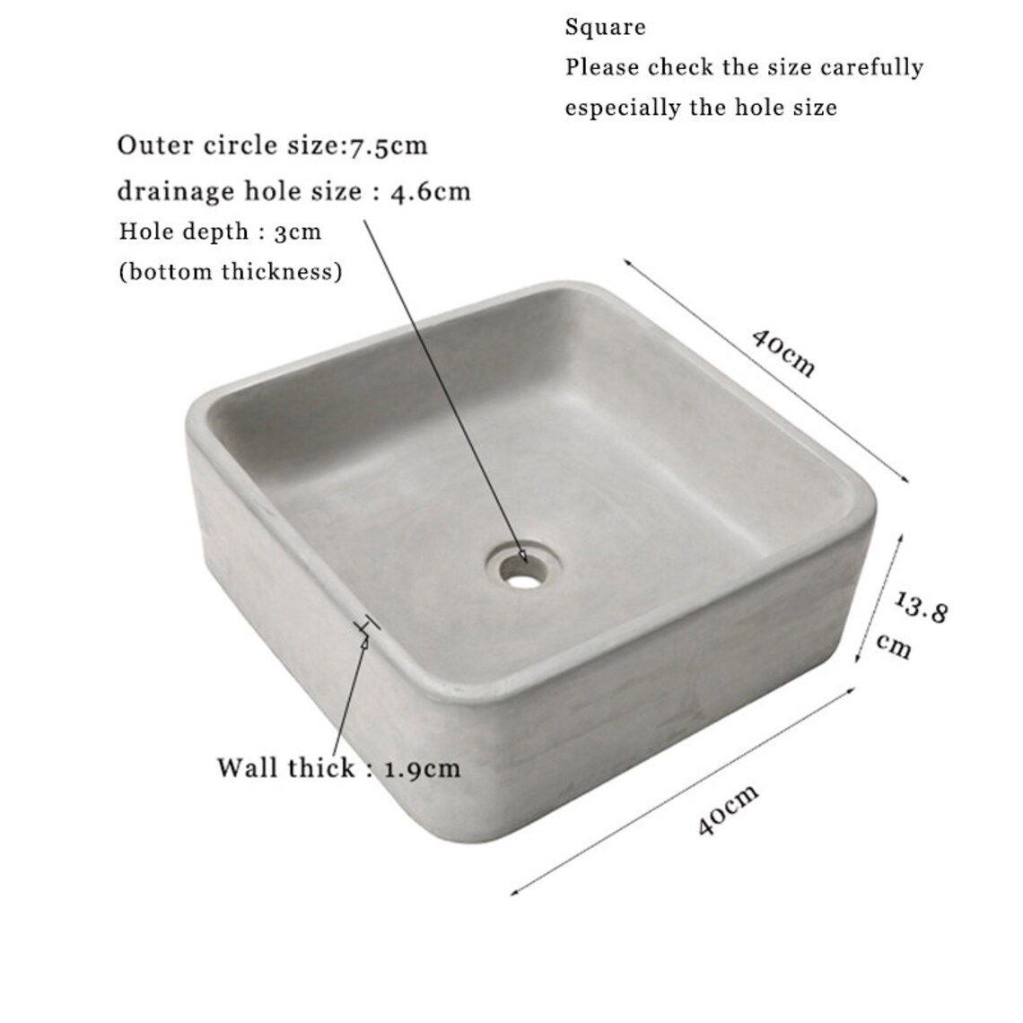 Multi designs Concrete Sink Molds Silicone Wash basin mold Etsy