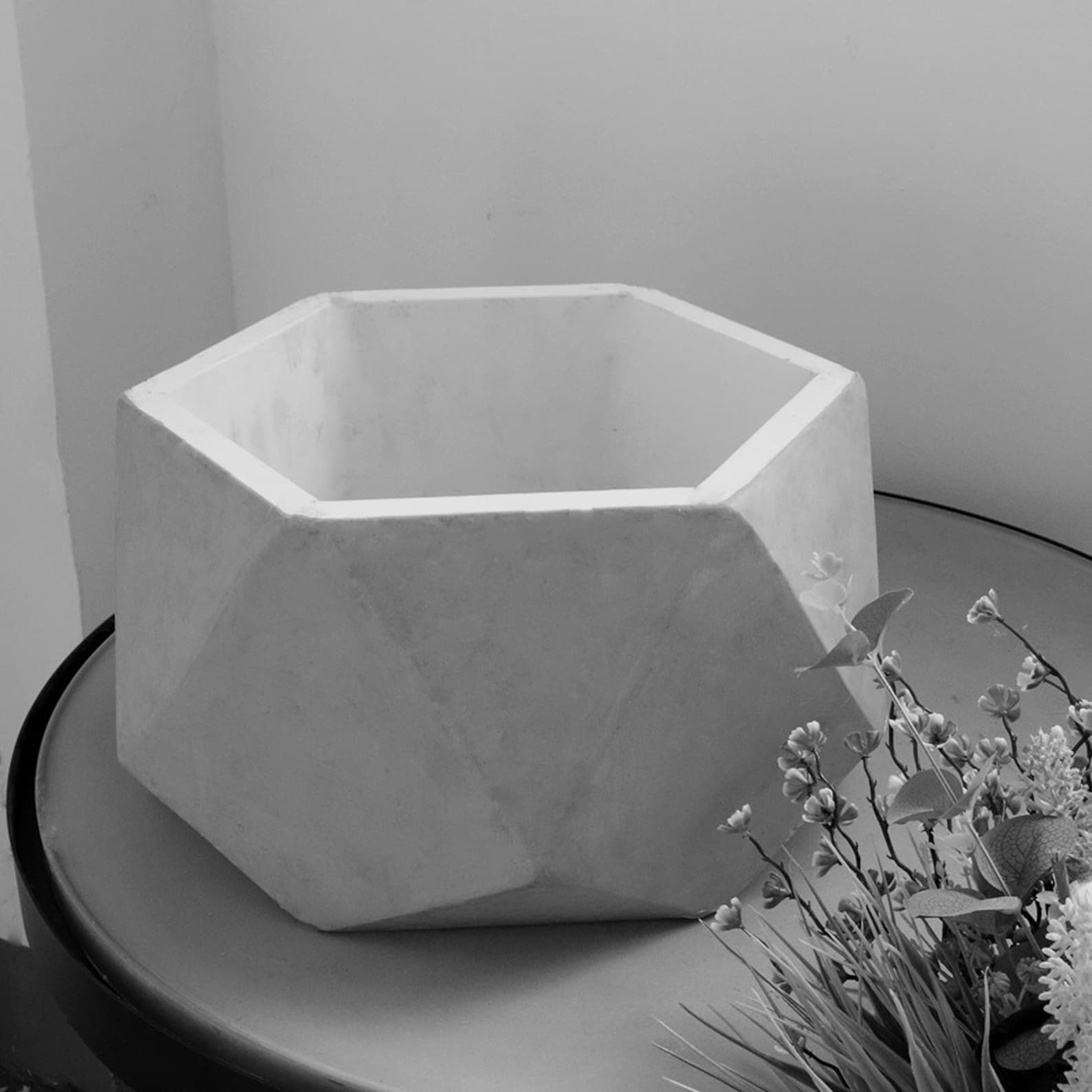 Large Concrete Planter Molds Silicone Flower Pot Molds Garden Etsy