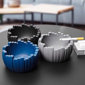 Creative Ashtray Silicone Mold: Candle Holder, Concrete, Resin, Cement Mould