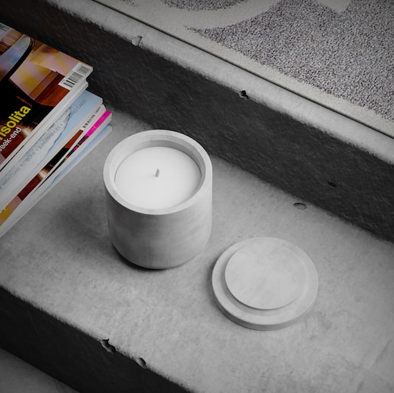 Pinkiemold Candle Cup Stampo per cemento Stampi per cemento per contenitore  per candele Stampo per vasi per candele in silicone Stampi per candelieri  con stampi per coperchio -  Italia