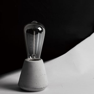 Cement Table Lamp Silicone Mold: Square, Cylindrical, Polygon Design