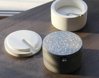 Silicone Seasoning Pot Molds: Concrete Holder & Storage Box Molds