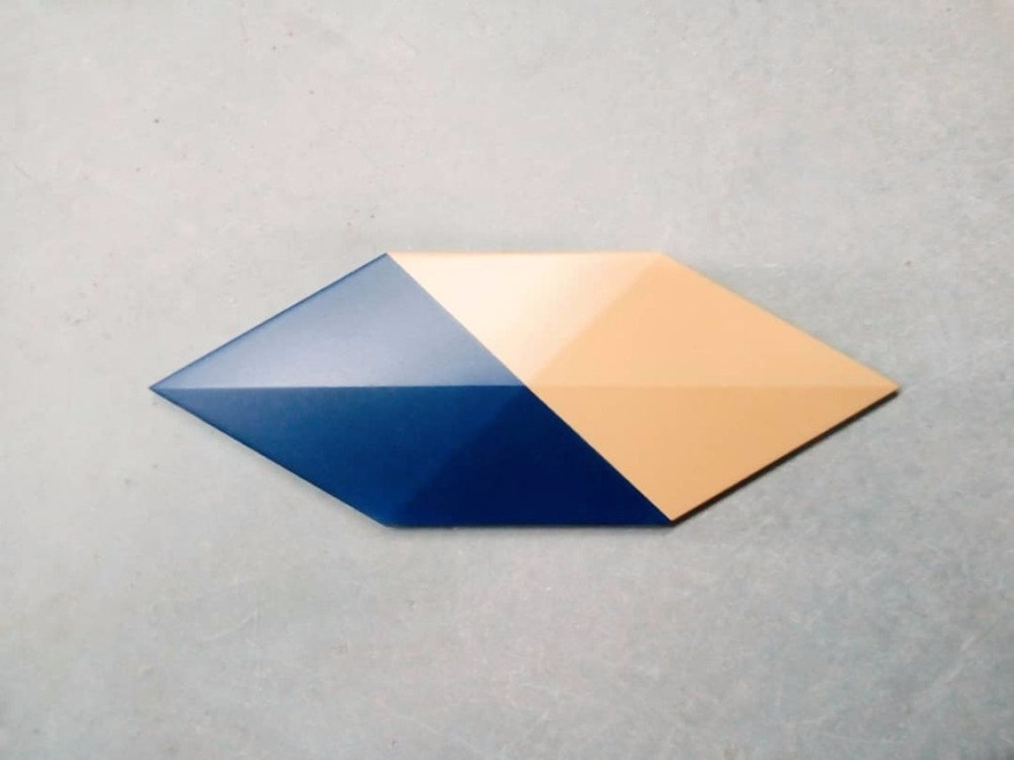 Diamond Design Wall Brick Silicone Mold Concrete Tile Mold DIY Etsy