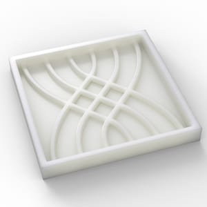 3D Gypsum Plaster mold for wall brick 28*2cm concrete Wall tile molds Silicone Plaster Panel Molds Multi designs wall molds