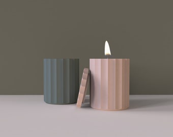 streak pattern concrete Candle Vessel Molds Silicone cement concrete molds for candle holder DIY home Concrete love Pillar Pot Vase Molds