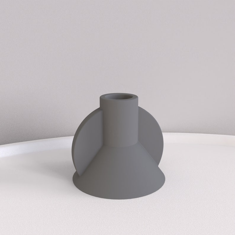 Concrete Candlestick Silicone Mold Aromatherapy Candle Holder Etsy