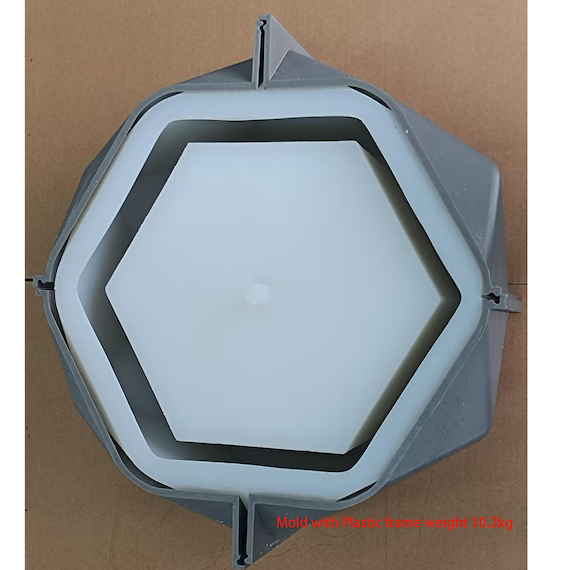DIYOMR Fioriera in cemento per piante grasse (21,1 cm di
