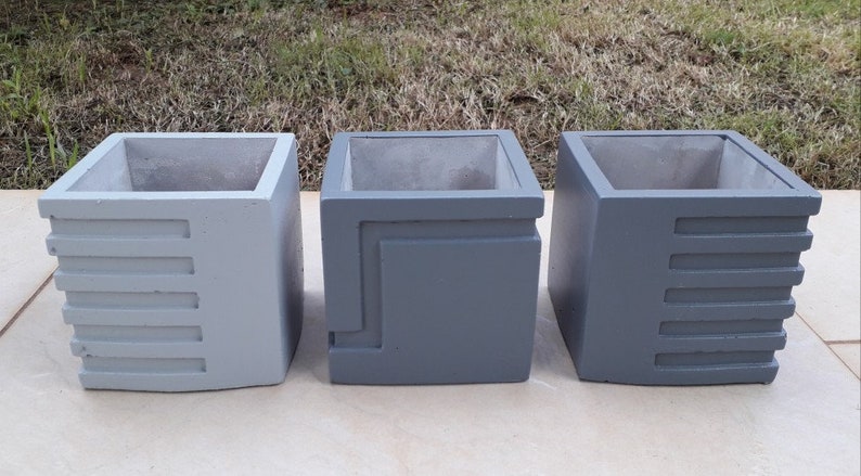 Square Cement pot mold mold silicone mold concrete mold custom flower pot pot mold
