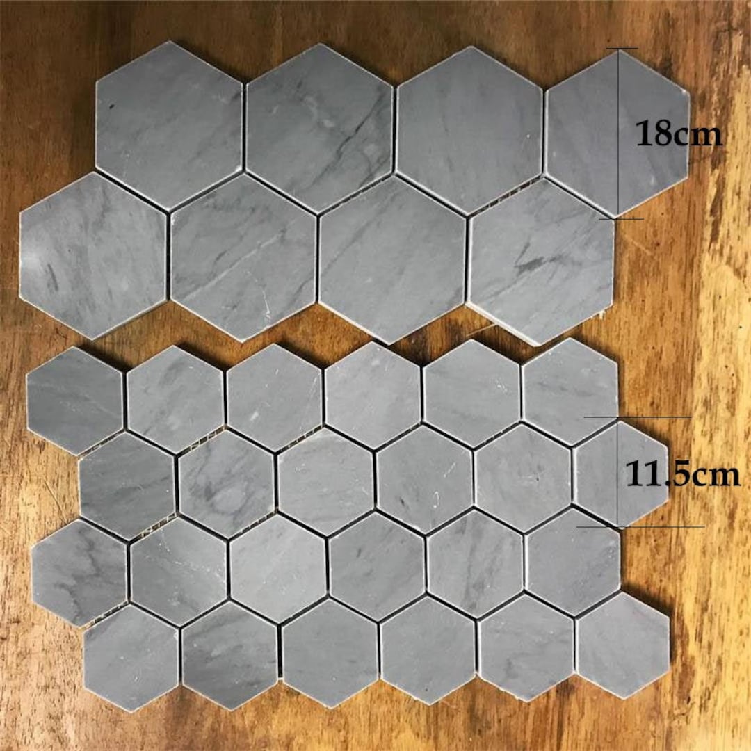 Pinkiemold Hexagon Concrete Tiles Molds Silicone Cement Brick Wall
