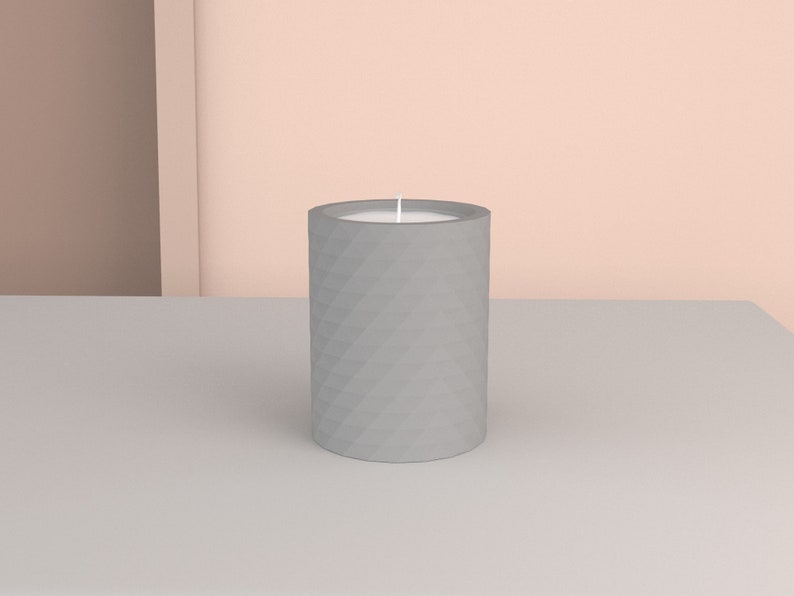 Silicone Candle Vessel Molds Concrete Candle Cup Molds Wax Etsy