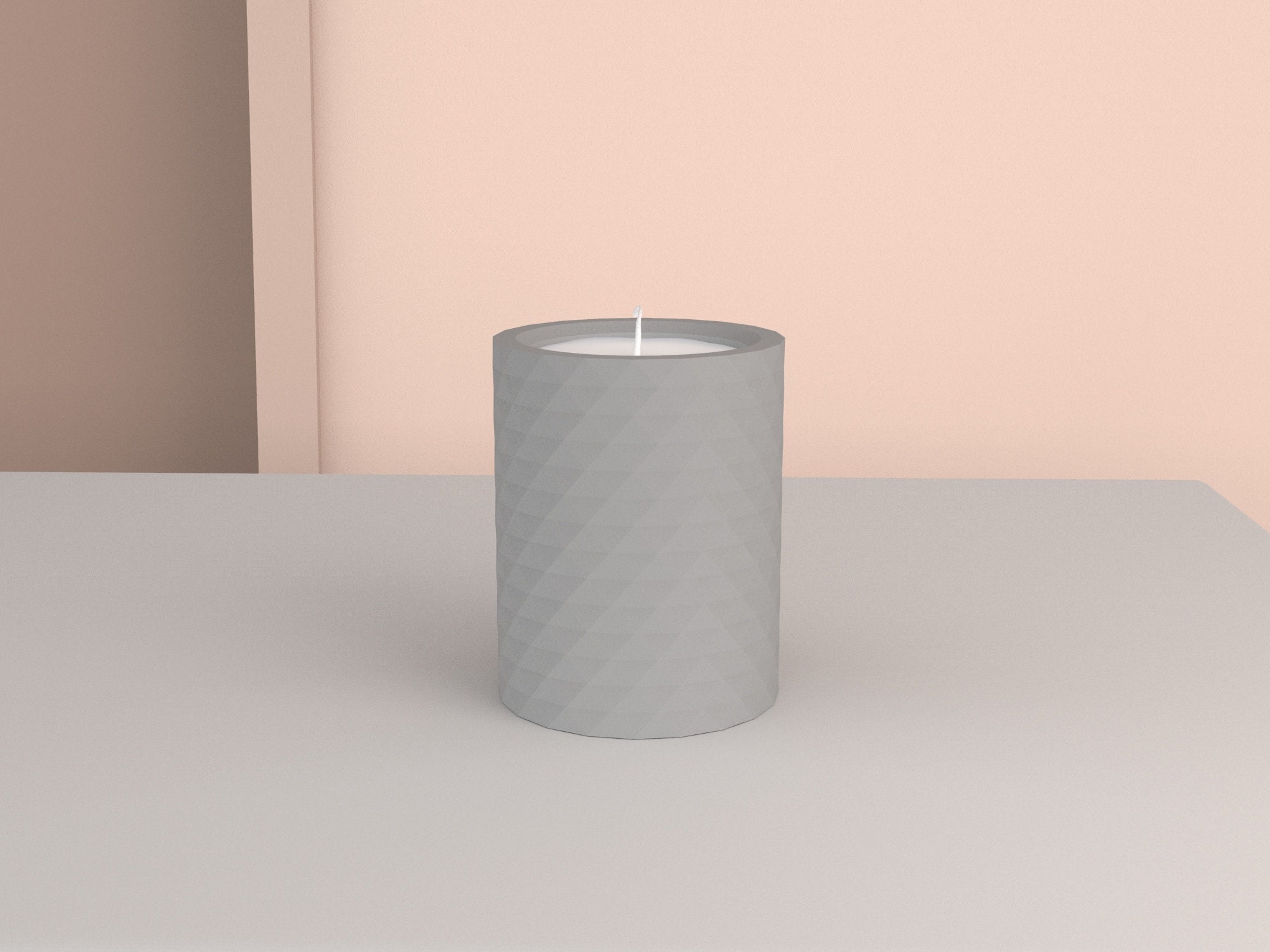 Silicone Candle Vessel Molds Concrete Candle Cup Molds Wax Etsy UK