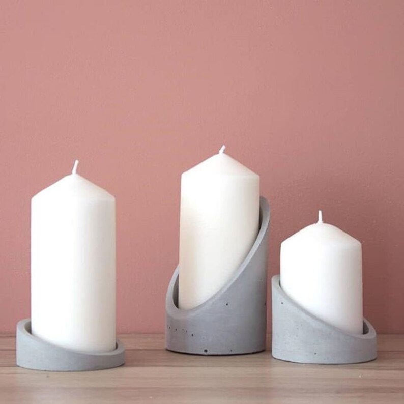 Candle Holder Molds concrete tealight holder molds concrete Etsy