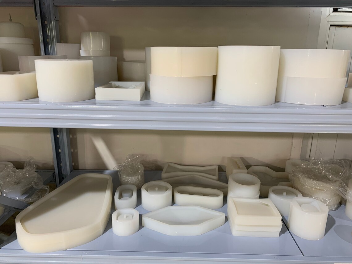 Silicone Candlestick Molds Concrete Candle Holder Molds Etsy