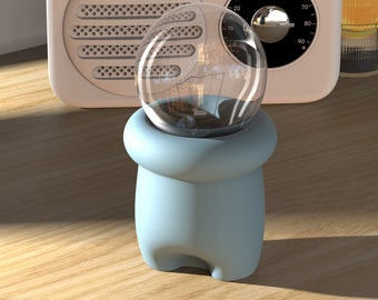 Nordic Cement Table Lamp Mold: DIY Geometric Lamp Holder (E27 Bulb Opening)