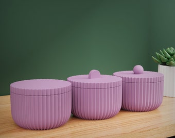 Pinkiemold stripe pattern wax cup cement mold desktop decoration diy concrete mold wax cup custom silicone mold