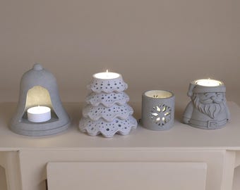 Moule En Silicone Pour Bougeoir, Béton, Plâtre Et Bougies