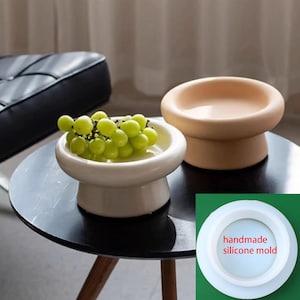 Concrete Fruit Tray Silicone Mold: Home Decor Plate Diffuser