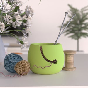 Concrete Yarn Storage Box Silicone Mold: Handmade Cement Wool Organizer