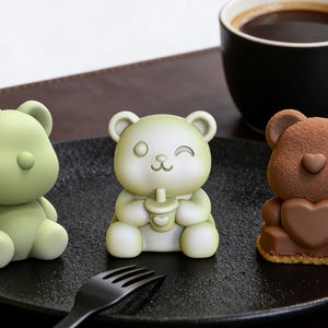Cartoon Bear Silicone Mold | Food-Grade Multipurpose Mousse, Cake,Ice,Cement & Craft Mold