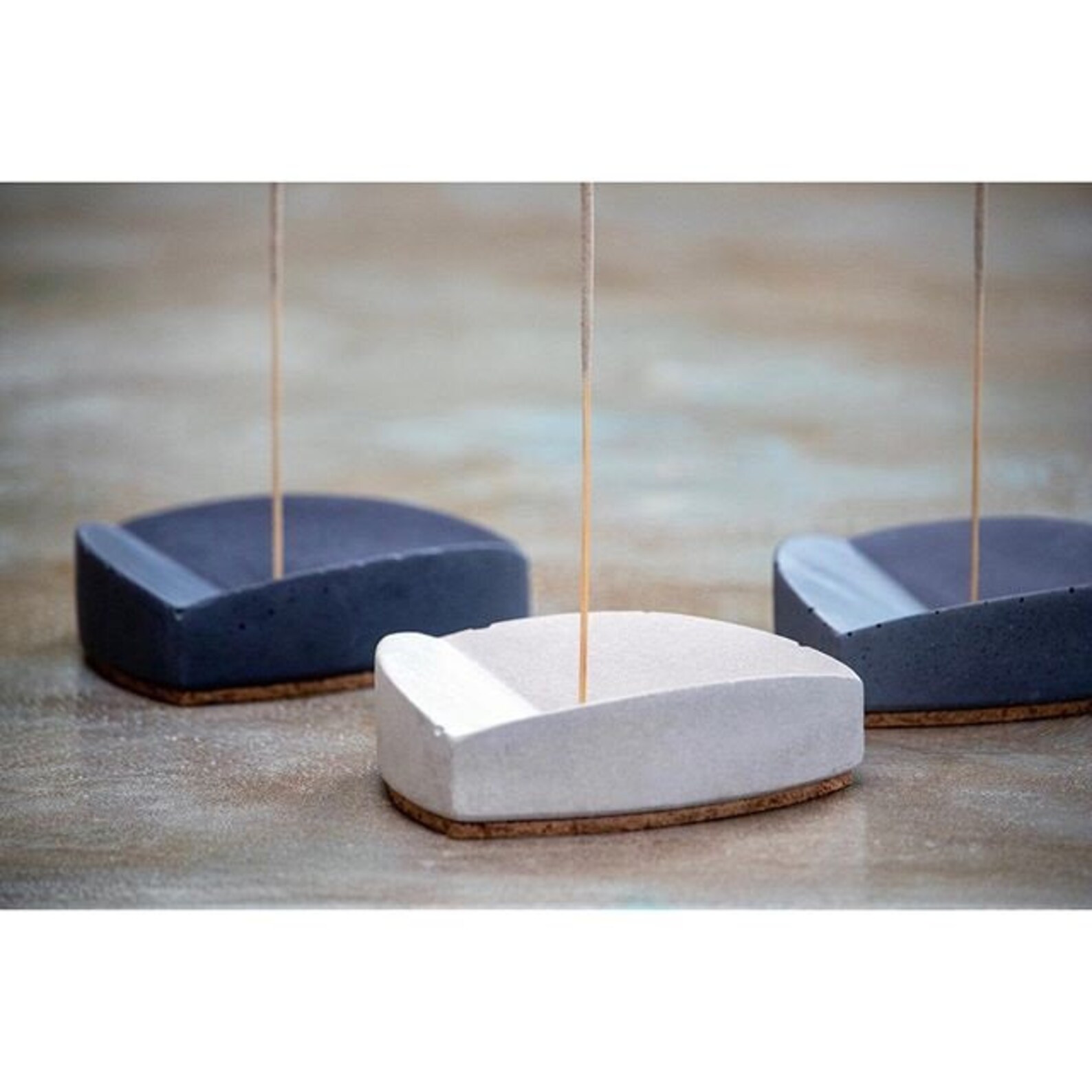 Incense Stick Concrete Molds Silicone Coaster Molds Cement Etsy