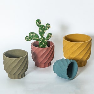 Creative Concrete Flower Pot Silicone Mold: DIY Planter, Desktop Decor