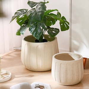 Creative Extra Large Cement Planter Mold Flower Pot Cement Mold Concrete Mold Green Plant Pot Planter Mold Custom Silicone Mold
