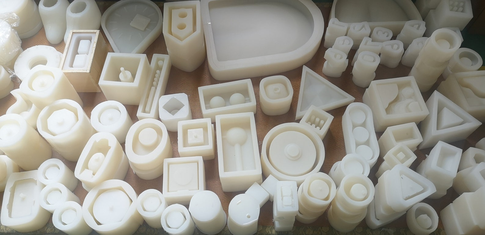 Incense Stick Concrete Molds Silicone Coaster Molds Cement Etsy