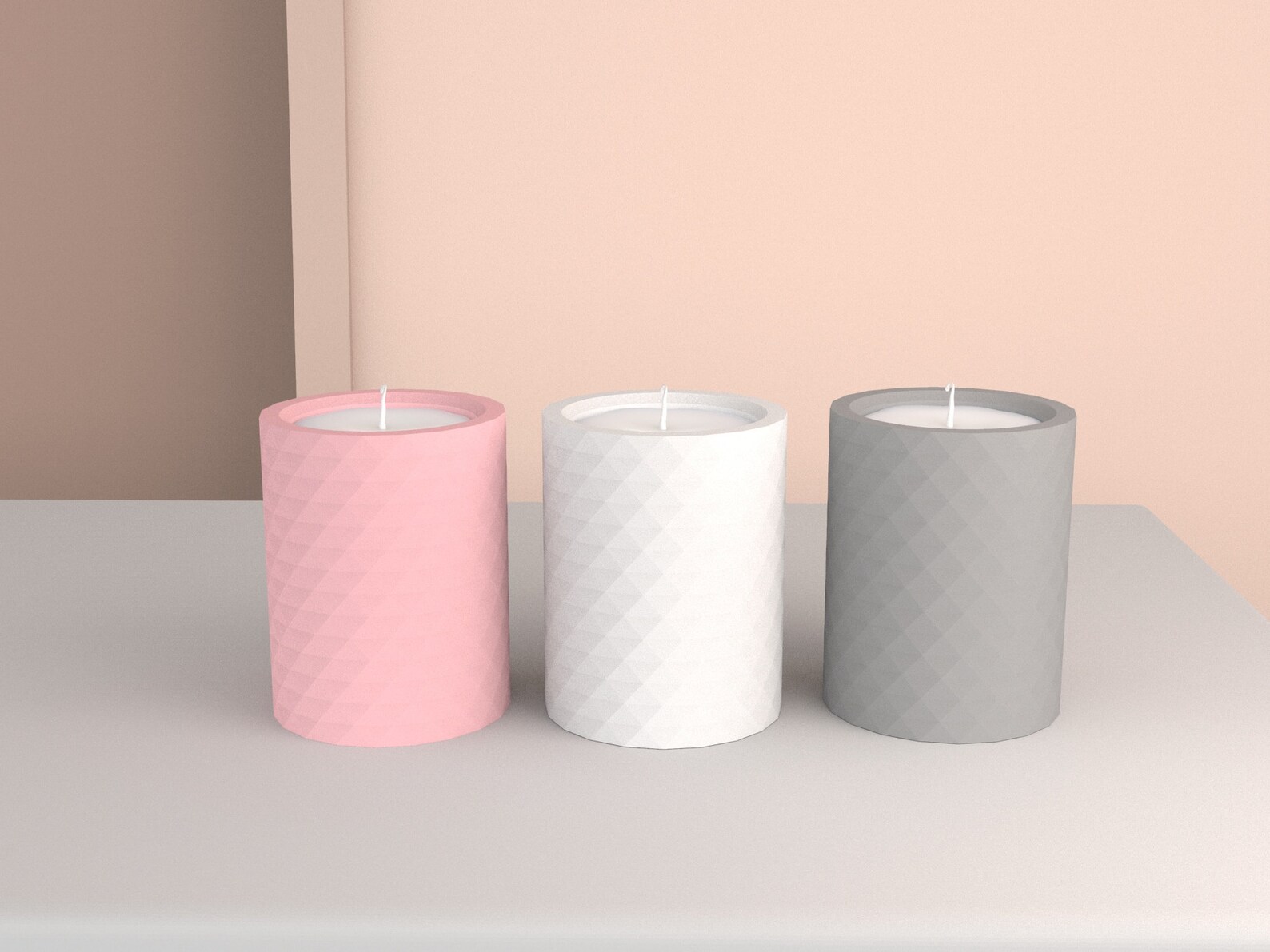 Silicone Candle Vessel Molds Concrete Candle Cup Molds Wax Etsy